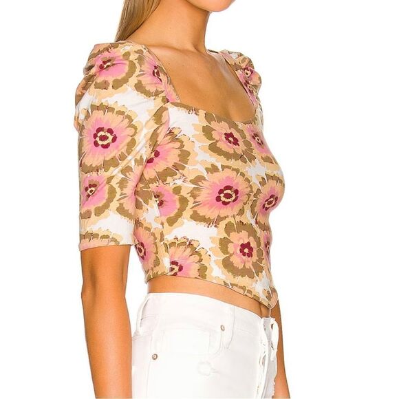 FREE People Movement Give Me More Top Criss Cross Back Spring Summer Top Lg NWT - Picture 9 of 15